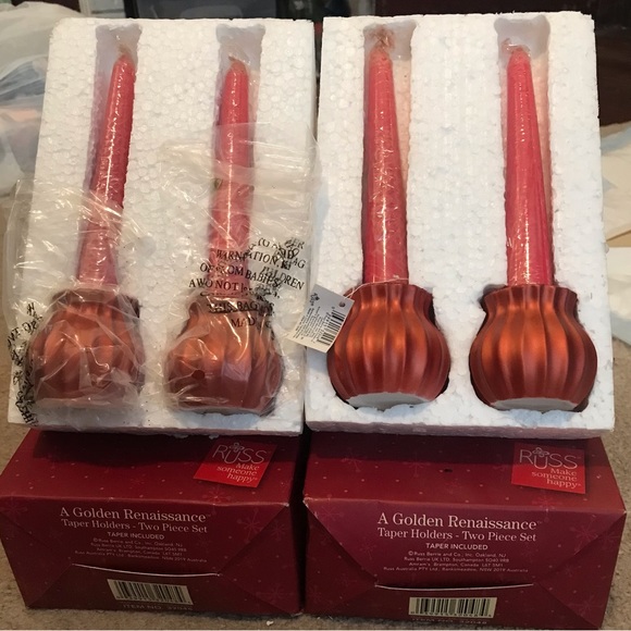 Russ Berrie and company taper holders - Picture 2 of 3